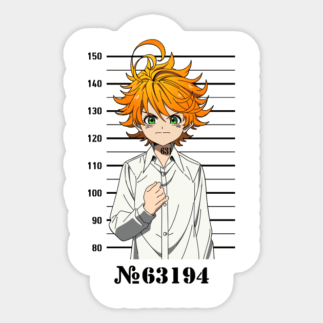 The Promised Neverland, Emma Sticker by vesterias